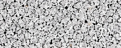 Illustrative quartz broadcast epoxy coating with fine multicolor quartz grains